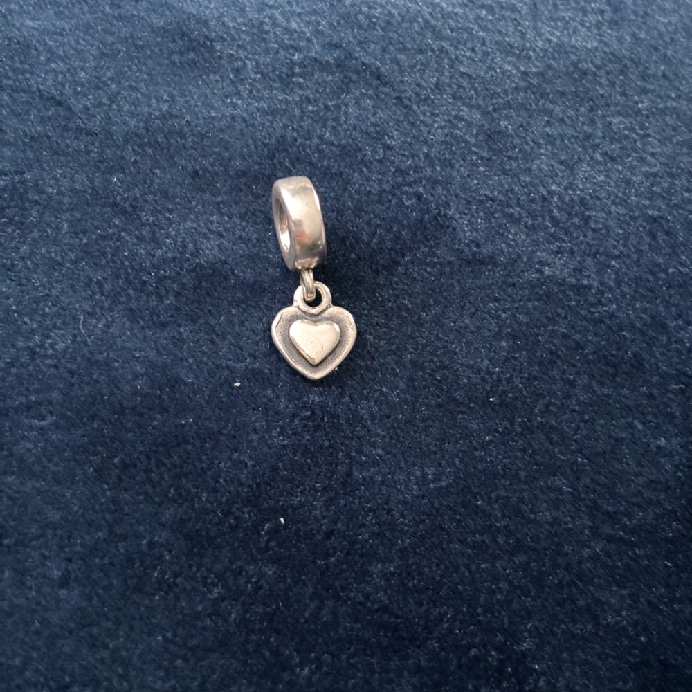 Pandora Silver Heart Charm Bracelet